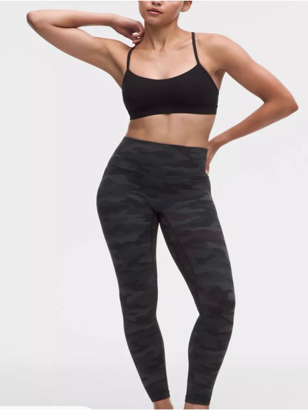 LULULEMON HIGH RISE ALING CAMO LEGGINS.SIZE 16 NWOT